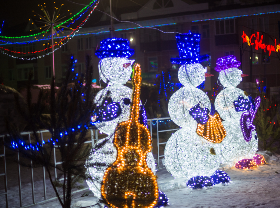 Красивое оформление площади