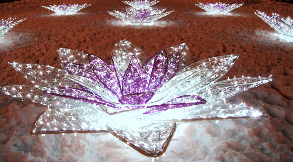 Новогоднее оформление территории